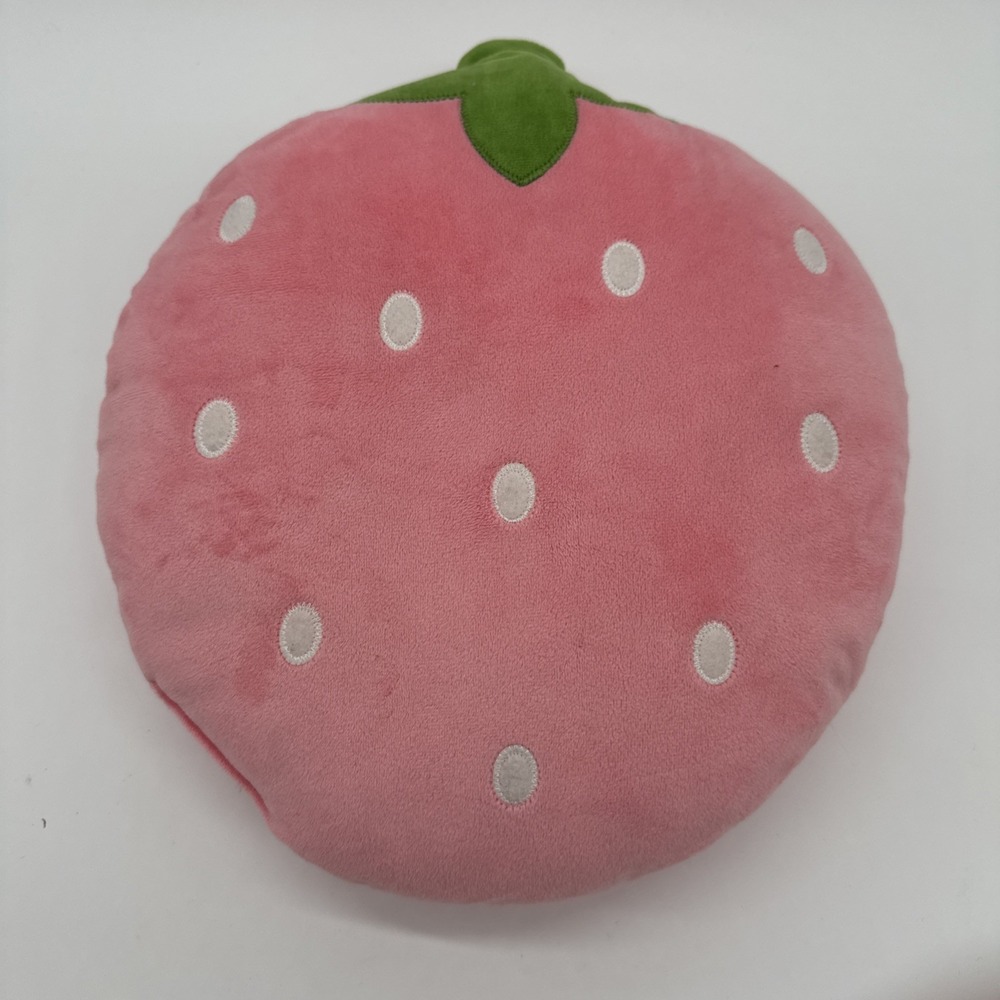 Target Bullseye's Playground Pink Strawberry Soft Throw Pillow 13"x11"